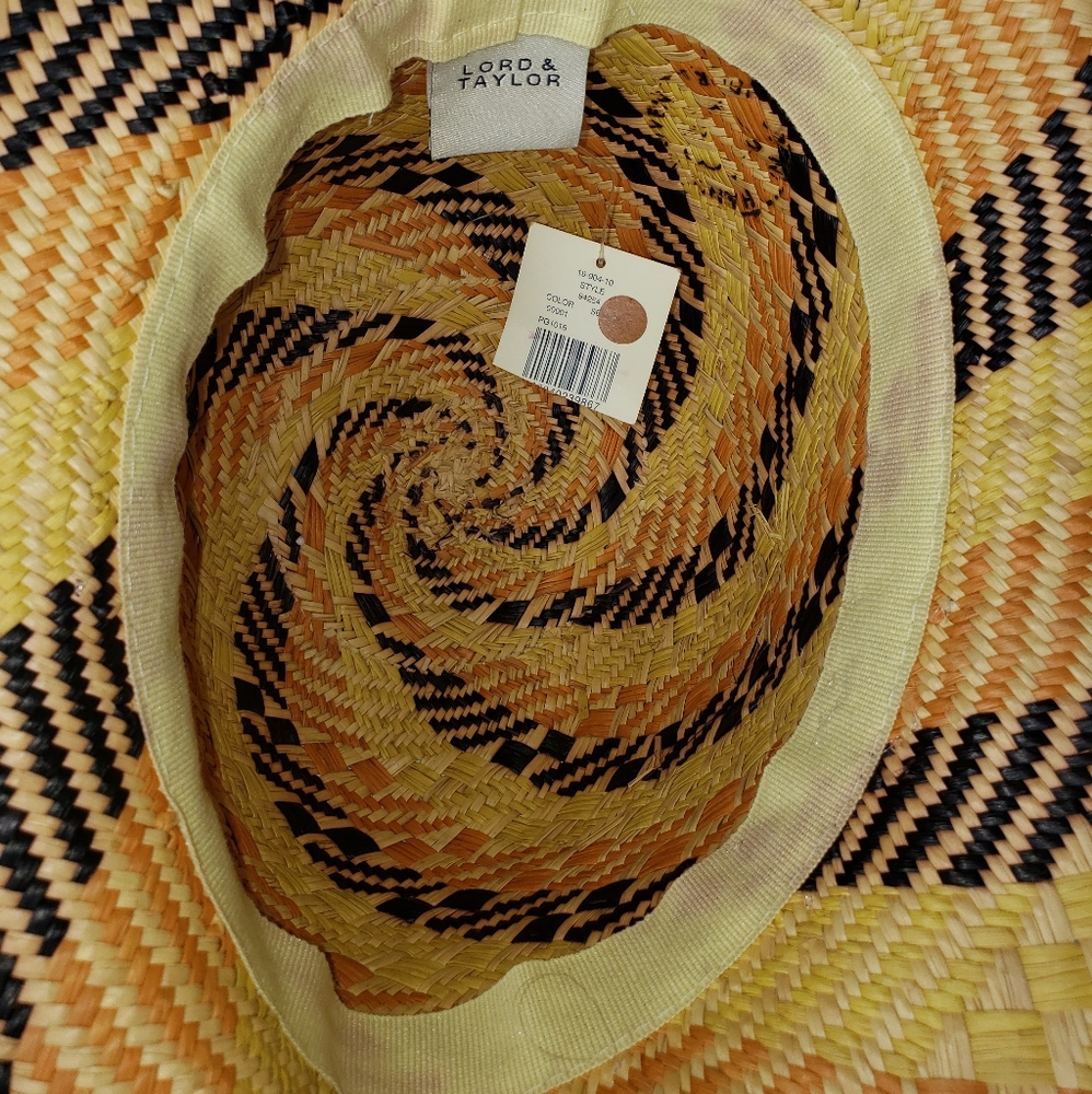 New women lord & Taylor straw hat - Picture 2 of 3
